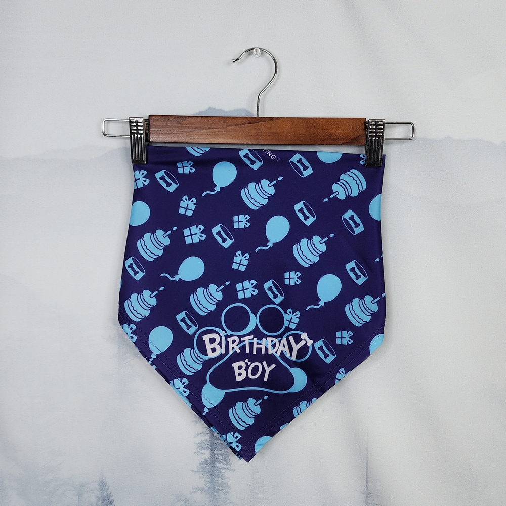 Dog Birthday Boy Welcome To My Party Bandana OSFM - Picture 2 of 13